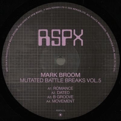 Mark Broom — Mutated Battle Breaks Vol.5 vinyl cover