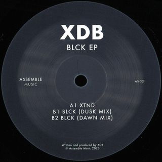 Xdb — BLCK EP vinyl cover
