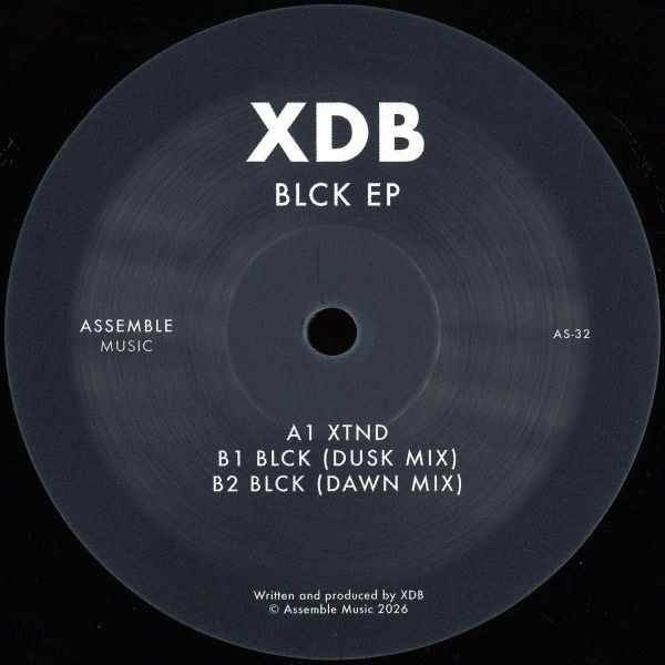 Xdb — BLCK EP vinyl cover