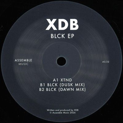 Xdb — BLCK EP vinyl cover