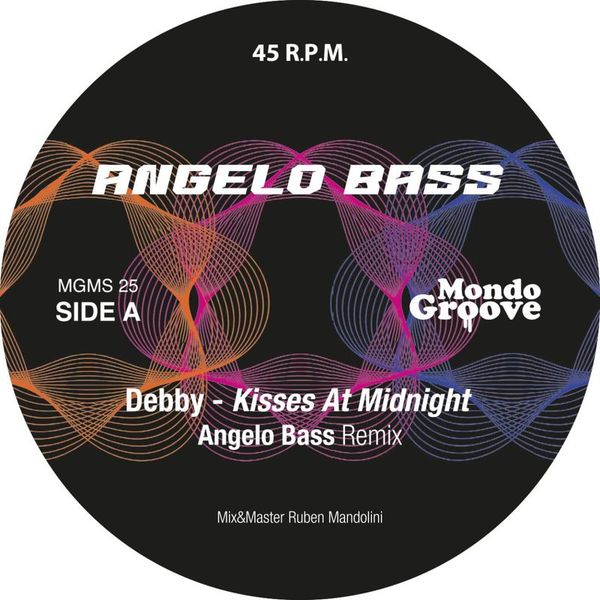 Angelo Bass — KISSES AT MIDNIGHT 12" vinyl cover
