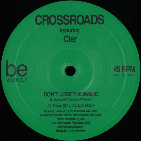 Crossroads, Cler — Don't Lose The Magic / Georgy Porgy vinyl cover
