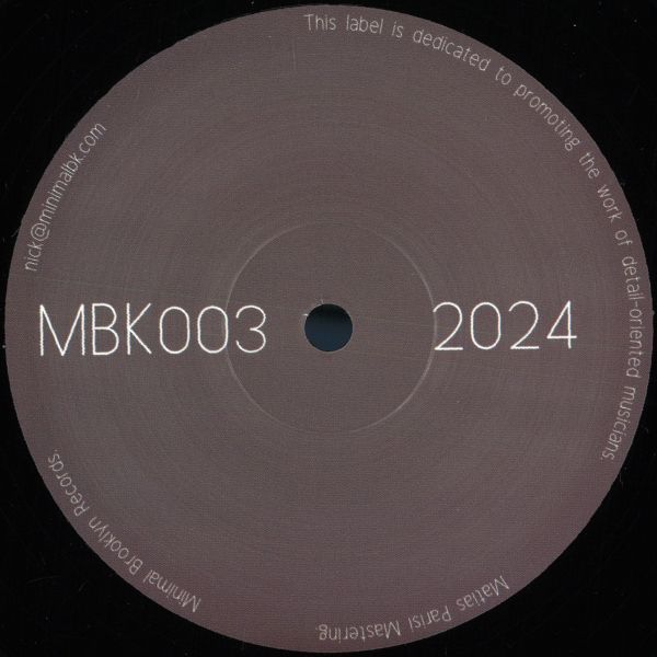 Various — MBK003 vinyl cover