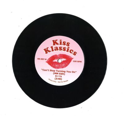 LF System, Silk — Afraid To Feel / Can`t Stop Turning You On vinyl cover