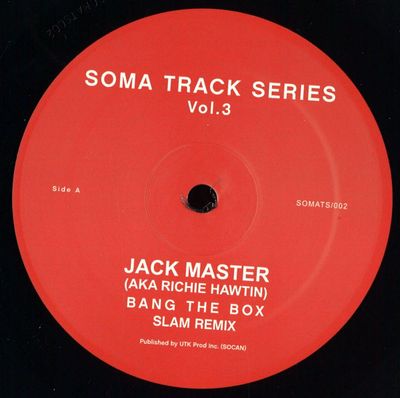 Jack Master, Slam — Soma Track Series Volumes 3 & 4 vinyl cover