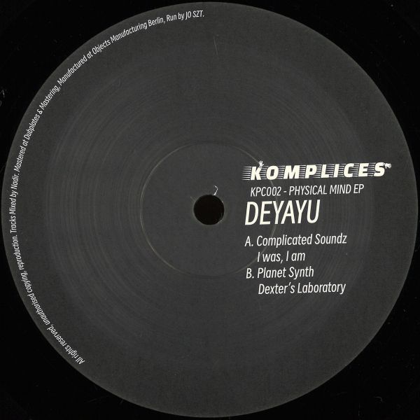 Deyayu — Physical Mind EP vinyl cover