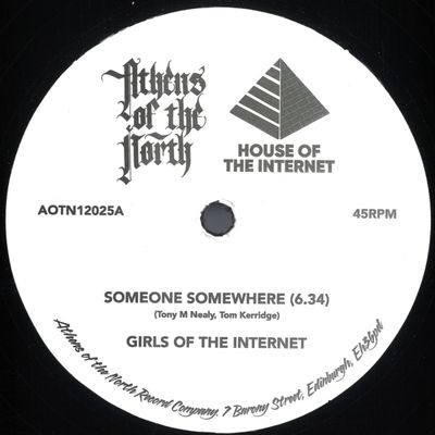 Girls Of The Internet, James Alexander Bright — Someone Somewhere / Where Is Your Love vinyl cover