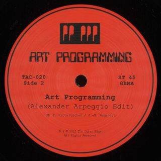 Art Programming — Art Programming vinyl cover