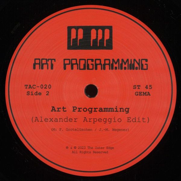 Art Programming — Art Programming vinyl cover