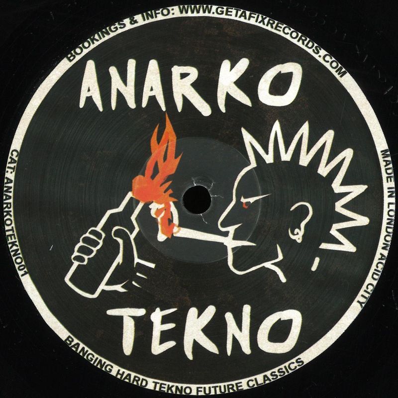 Unknown Artist — Anarkotekno 001 vinyl cover