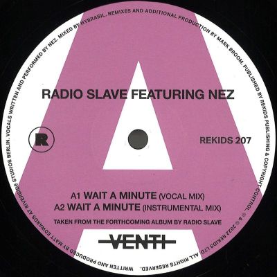 Radio Slavefeat., Nez — Wait A Minute vinyl cover