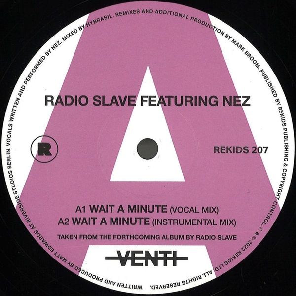 Radio Slavefeat., Nez — Wait A Minute vinyl cover