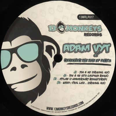Adam Vyt — Remember The Time EP vinyl cover