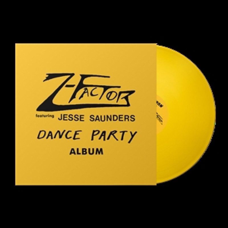 Z-Factor, Jesse Saunders — DANCE PARTY ALBUM vinyl cover