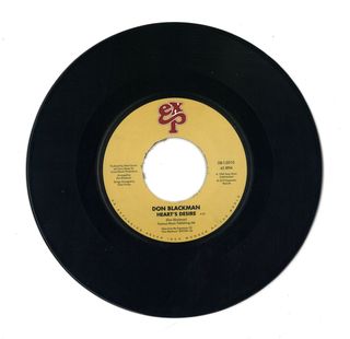Don Blackman — Heart's Desire (7") vinyl cover