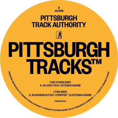 Pittsburgh Track Authority — In Light/In Darkness ft. Esteban Adame vinyl cover