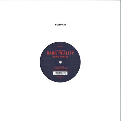 Orlando Voorn Presents, Dark Reality — Numb Denial LP vinyl cover