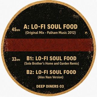 Flavio Diners — Lo-Fi Soul Food Remixes vinyl cover