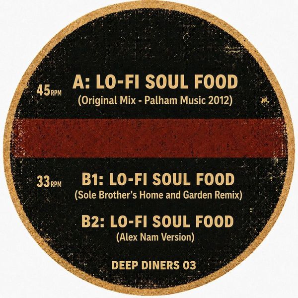 Flavio Diners — Lo-Fi Soul Food Remixes vinyl cover