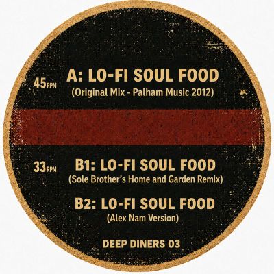 Flavio Diners — Lo-Fi Soul Food Remixes vinyl cover