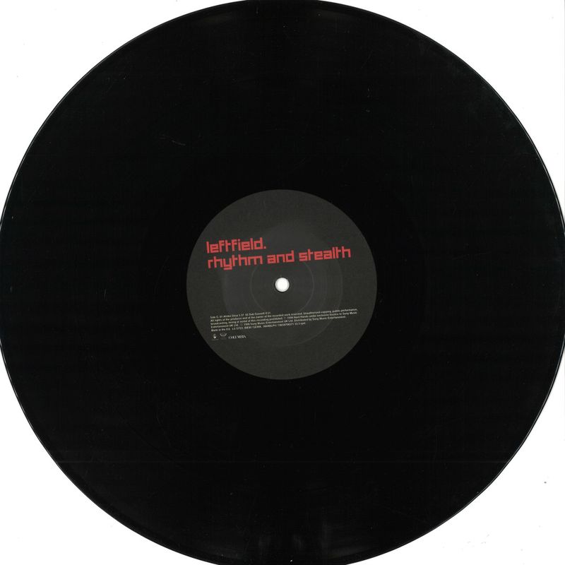 Leftfield — Rhythm And Stealth LP 2x12" vinyl cover