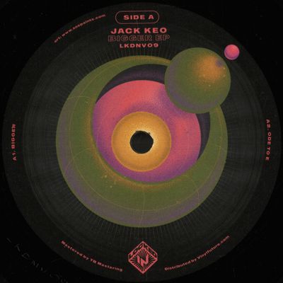 Jack Keo — Bigger EP vinyl cover