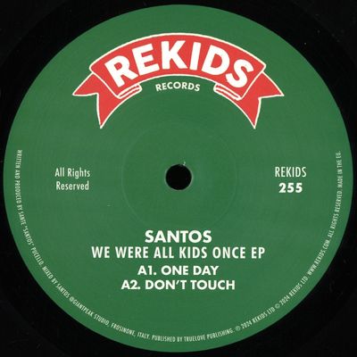Santos — We Were All Kids Once EP vinyl cover