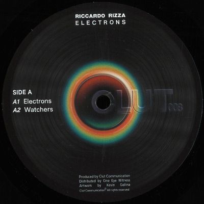 Riccardo Rizza — Electrons vinyl cover