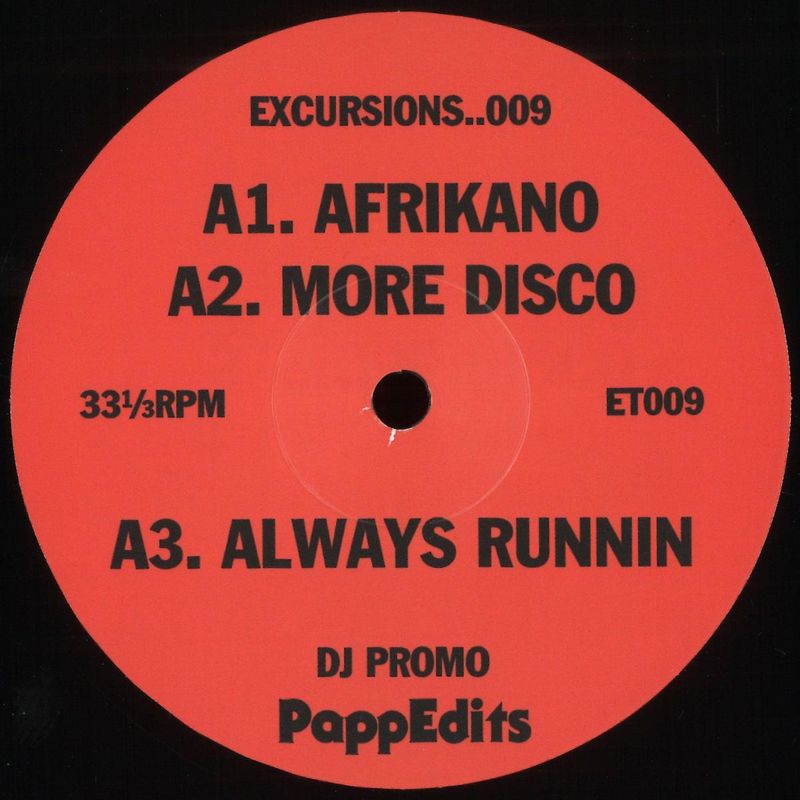 PappEdits — Excursions 009 vinyl cover