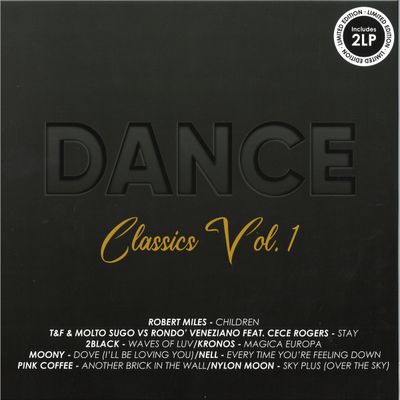 Various — DANCE CLASSICS VOL.1 LP 2x12" vinyl cover