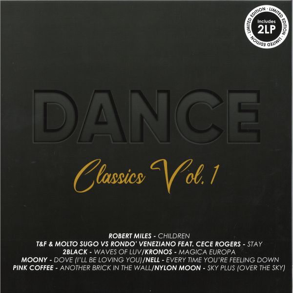 Various — DANCE CLASSICS VOL.1 LP 2x12" vinyl cover