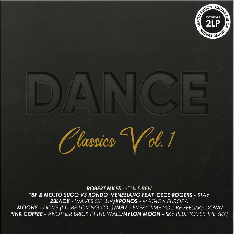 Various — DANCE CLASSICS VOL.1 LP 2x12" vinyl cover