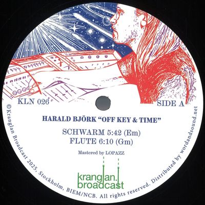 Harald Björk — Off Key & Time vinyl cover