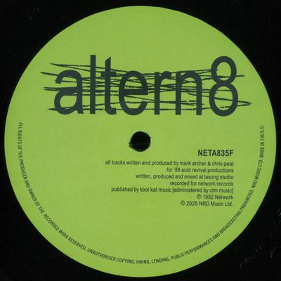 Altern 8 — Frequency 2025 vinyl cover