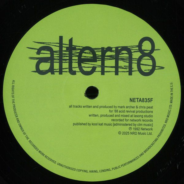 Altern 8 — Frequency 2025 vinyl cover