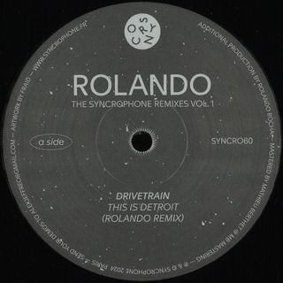 Rolando — The Syncrophone Remixes Vol.1 vinyl cover