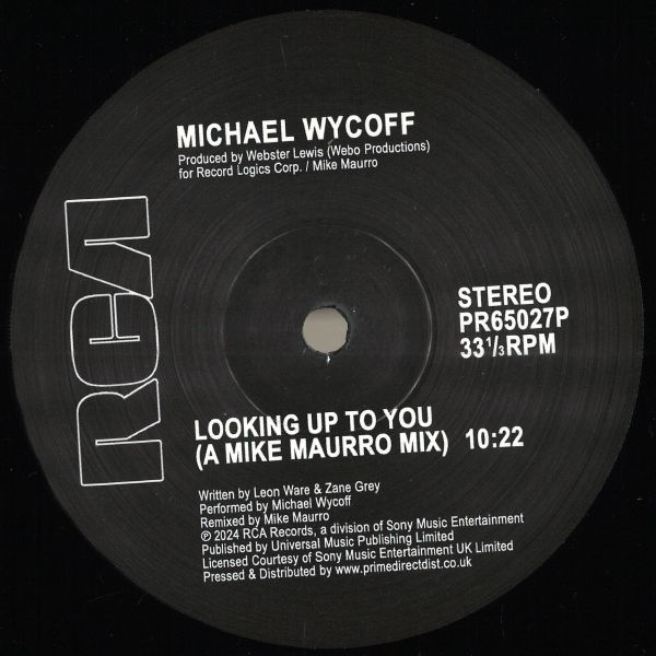 Michael Wycoff — Looking Up to You vinyl cover