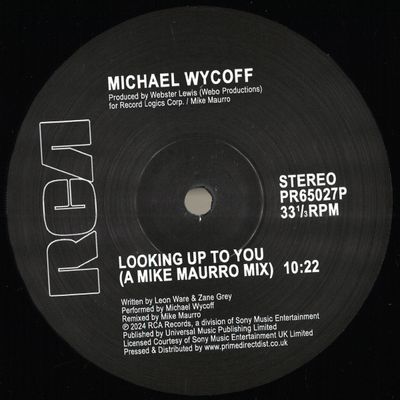 Michael Wycoff — Looking Up to You vinyl cover