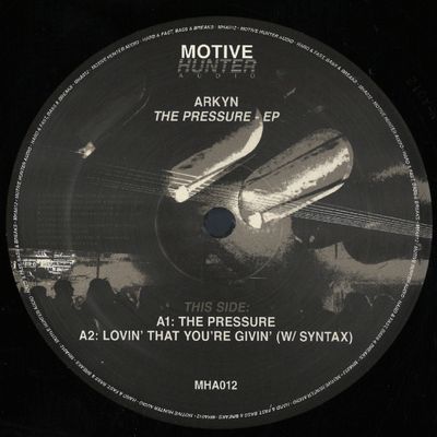 Arkyn — The Pressure EP vinyl cover