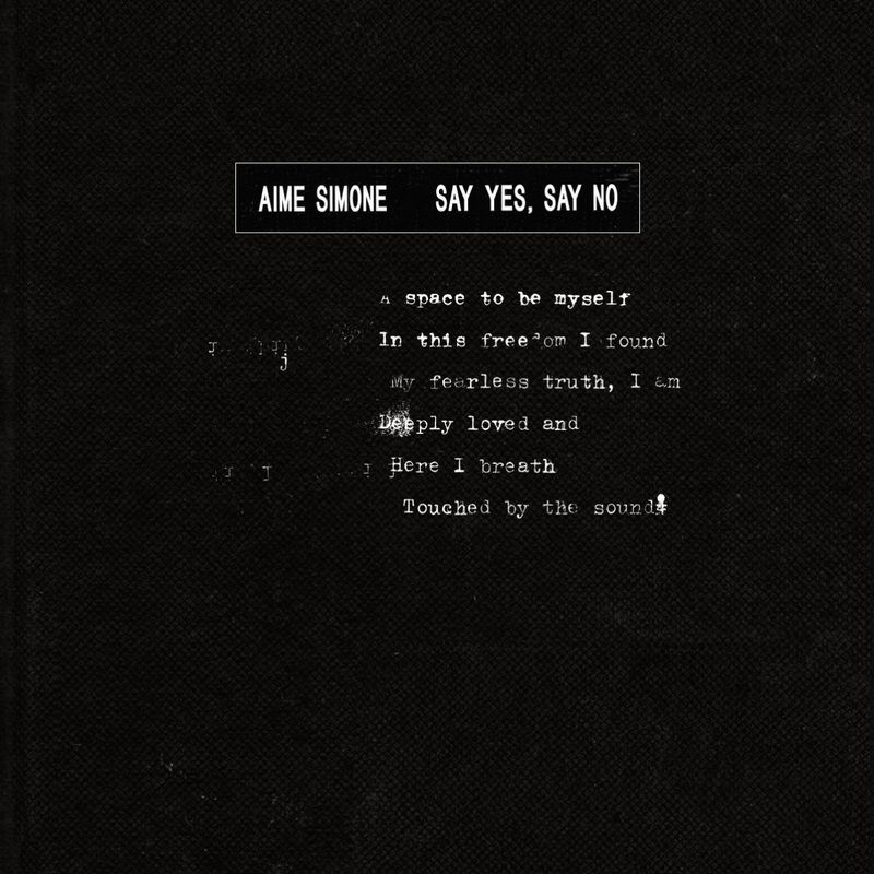 Aime Simone — SAY YES SAY NO vinyl cover