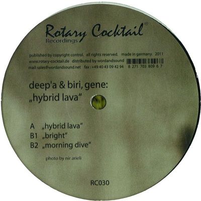 Deep'a&Biri, Gene — Hybrid Lava vinyl cover