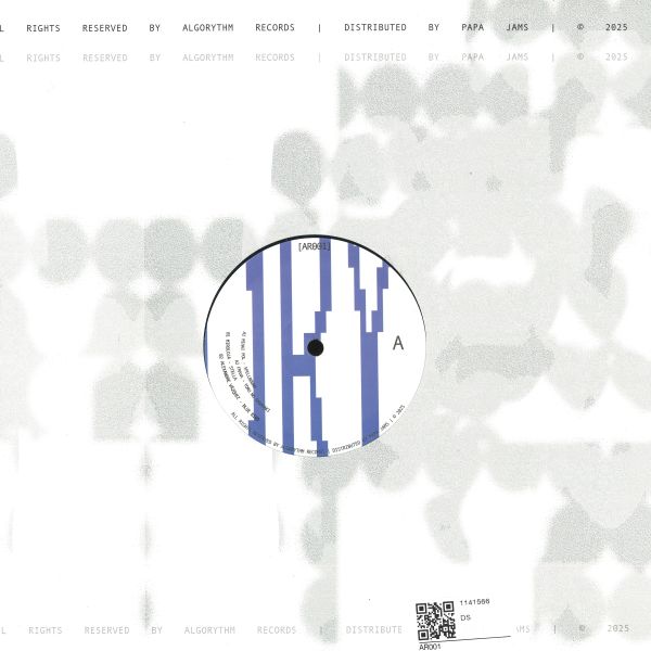 Mihai Pol, Fraxa, Miroloja, Alexandre Vàzquez — Algorythm VA 001 vinyl cover