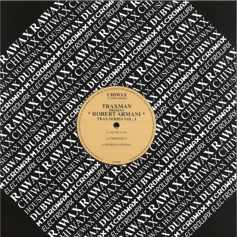 Traxmen, Robert Armani — Collection Vol. 1 vinyl cover