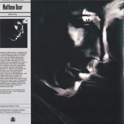 Matthew Dear — Black City LP vinyl cover
