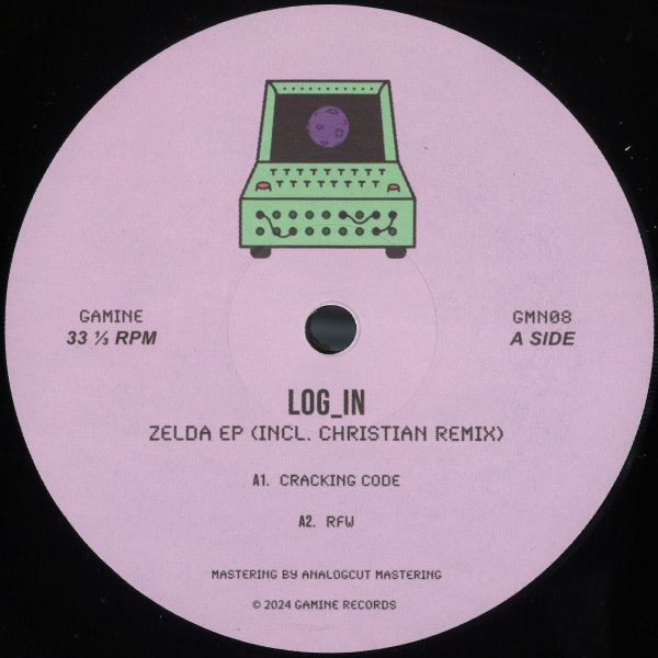 Log_In — Zelda EP vinyl cover