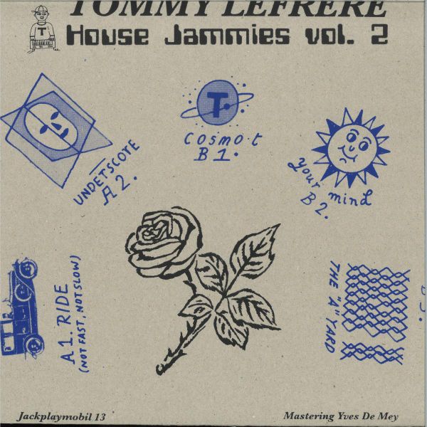 Tommy Lefrere — HOUSE JAMMIES VOL. 2 vinyl cover