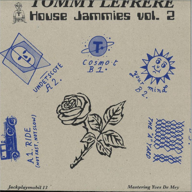 Tommy Lefrere — HOUSE JAMMIES VOL. 2 vinyl cover