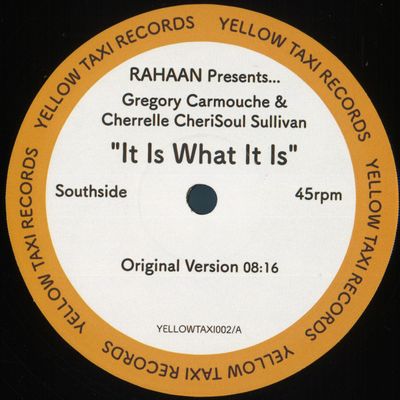Rahaan — It Is What It Is vinyl cover