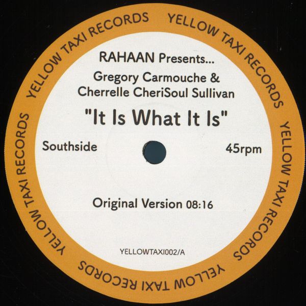Rahaan — It Is What It Is vinyl cover