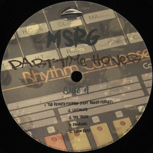 Msrg — Part-Time Hover LP vinyl cover